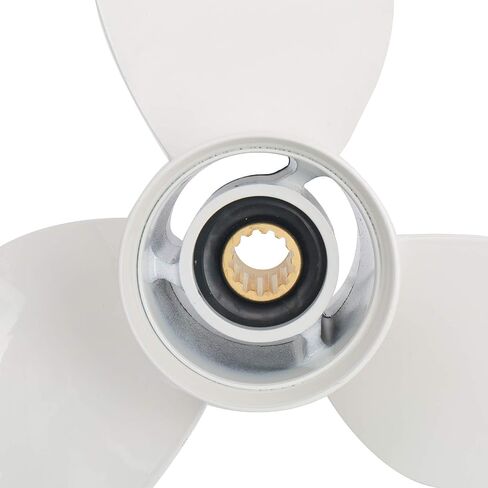 Amarine Made Aluminum Alloy Propeller 11 3/8x12 for Yamaha 25HP 30HP 40HP 45HP 50HP 55HP 60HP Outboard Motor 69W-45952-00 in Saudi Arabia