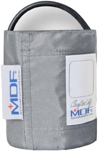 مقياس ضغط الدم اللاسائلي MDF Airius Palm - جهاز قياس ضغط الدم الاحترافي مصنوع في ألمانيا مع أساور بحجم البالغين - معايرة مدى الحياة - رمادي/أبيض (MDF848AR-12) in Kuwait