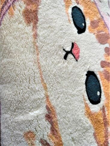 Cat Bathroom Rug Animal Bath Rug Floor Mat Soft and Cute Cat Bedroom Rug Non-Slip Cartoon Shower Mat Children Play Room Rug 31.5 x 63 inches. (SDNA5) in Saudi Arabia