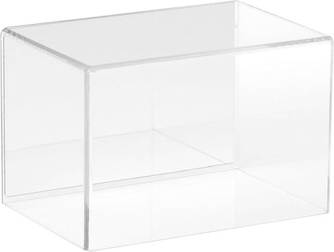 Plymor Clear Acrylic Display Case with Hardwood Base, 6" W x 4" D x 4" H in Saudi Arabia