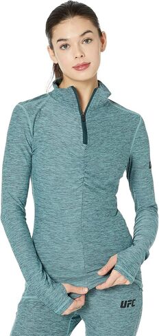 UFC® Long Sleeve 1/4 Zip Light Pullover – High Neckline – Long Sleeves – Thumbhole Cuffs – Blended Polyester in Saudi Arabia