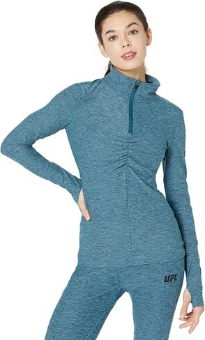 UFC® Long Sleeve 1/4 Zip Light Pullover – High Neckline – Long Sleeves – Thumbhole Cuffs – Blended Polyester in Saudi Arabia