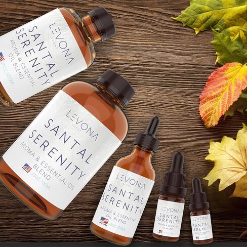 زيوت عطرية نقية من ليفونا: زيوت عطرية زرقاء هادئة - روائح منزلية فاخرة للناشرين للمنزل والفندق والمكاتب - مزيج زيوت عطرية معطرة - زيت أساسي لأجهزة ترطيب الهواء - 500 مل in Kuwait