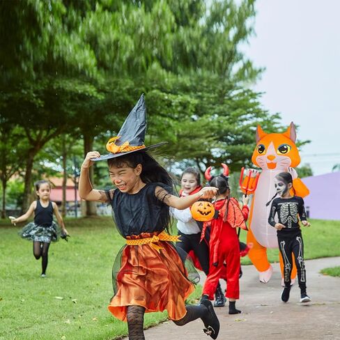 زي القطة القابل للنفخ من M MH ZONE للبالغين (الأطفال) أزياء الهالوين المضحكة التنكري الخيالي in Kuwait