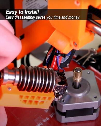 مجموعة نهاية ساخنة من ULZOZN تناسب طابعة Prusa I3 MK3/MK3S/MK3S+ ثلاثية الأبعاد، مجموعة طارد الحرارة لرأس الطباعة مع 4 فوهات إضافية in Saudi Arabia