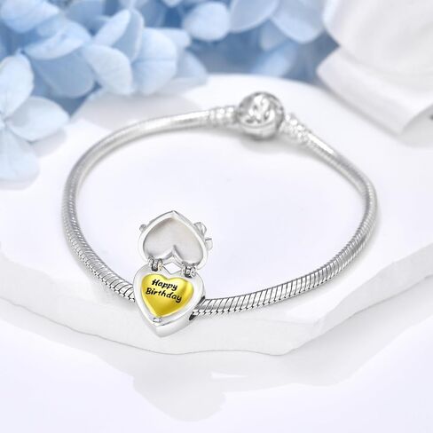 SEVENWELL Cocktail Dangle Charms for Pandora, Green Emerald Zirconia Bracelets Pendant Necklace Charm Beads, Perfect Charm for Mom, Daughter, Sister & More in Saudi Arabia