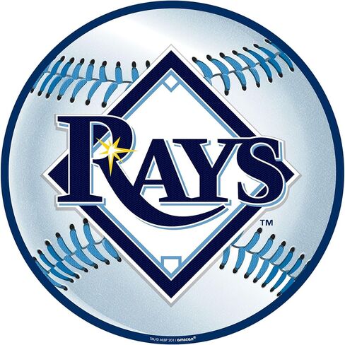 Amscan Multicolor Tampa Bay Rays Round Paper Cutout - 12" (1 Count), Party Decorations For Sports Fans & Celebrations in Saudi Arabia