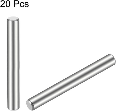 uxcell 2 x 20mm(Approx 5/64") Dowel Pin 304 Stainless Steel Wood Bunk Bed Dowel Pins Shelf Pegs Support Shelves 20Pcs in Saudi Arabia