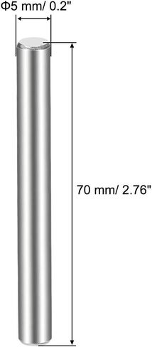 uxcell 2 x 20mm(Approx 5/64") Dowel Pin 304 Stainless Steel Wood Bunk Bed Dowel Pins Shelf Pegs Support Shelves 20Pcs in Saudi Arabia