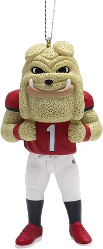 FOCO NCAA Georgia Bulldogs 5" Resin Mascot Hanging Tree Holiday Ornamet5" Resin Mascot Hanging Tree Holiday Ornamet, Team Color, One Size in Saudi Arabia