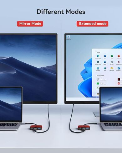 vilcome USB C to HDMI Adapter【4K@60HZ】, Type-C to HDMI Adapter Multiport with USB Type C PD & USB 3.0 Port, HDMI to USB C Adapter for MacBook Pro/Air, Ipad Pro/Air, Dell XPS 13/15 in Saudi Arabia