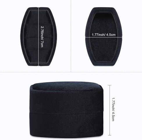 WantGor Velvet Ring Box, 3 Slots Jewelry Ring Gift Boxs Three Rings Holder Box Vintage Ring Display Case Jewelry Organizer for Wedding Ceremony Proposal Engagement (Olive Green) in Kuwait