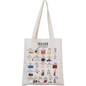 MNIGIU F-rasie-r TV Show Fan Gift F-rasie-r Tote Bag F-rasie-r Merchandise F-rasie-r Inspired Gift