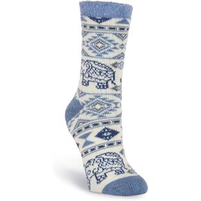 جوارب دائرية للسيدات من Soft & Dreamy™ Elephant ذات طبقة مزدوجة باللون العاجي / 4-10 in Kuwait