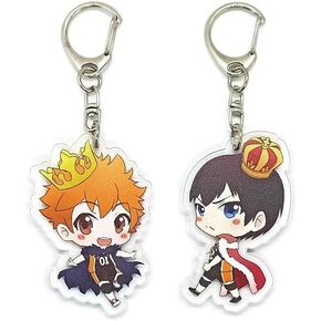 Inc. - Set of 2 Haikyuu Acrylic Keychain Hinata Shouyou, Kageyama Tobio v2