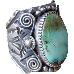 LRGKMCWTOB 925 Sterling Silver Ring Delberto Climbing Oval Cut Natural Turquoise Bridal Ring Women's Ring Size 6-10
