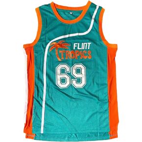 Men's Basketball Jersey 90s Moive Flint Tropics #69 Downtown Shirts