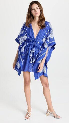 Ramy Brook Women's Ulani Embroidered Tie Front Dress in Saudi Arabia