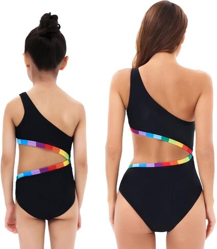 Mommy and Me Matching Family Swimsuit Ruffle Women Swimwear Kids Toddler Bikini Bathing Suits Summer Beachwear Sets in Saudi Arabia