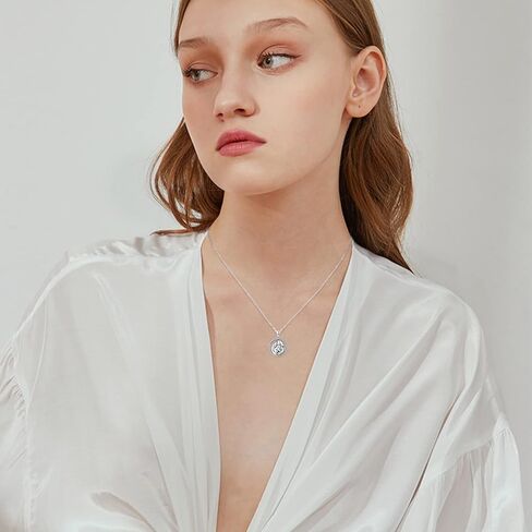 الكلب قلادة هدية عيد الأم للأم 925 الفضة الاسترليني قلادة الحيوان لطيف للفتيات الأم قلادة دائرة قلادة قلادة إنفينيتي رمز مجوهرات هدايا عيد الميلاد للنساء الفتيات الأصدقاء في سن المراهقة in Kuwait