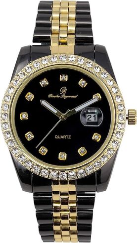 تشارلز ريموند رولي يبدو بمظهر لامع ليصور قرص النجوم - مصمم للملوك ذوي السلوكيات الكبيرة القوية! تميز مع هذه الساعة ذات القرص الماسي المثلج - ST10355 in Kuwait