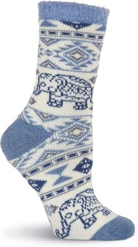 جوارب دائرية للسيدات من Soft & Dreamy™ Elephant ذات طبقة مزدوجة باللون العاجي / 4-10 in Kuwait