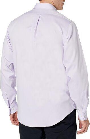 قميص رجالي ذو أزرار كلاسيكية مناسب وغير قابل للكي وجيب وياقة منتشرة in Kuwait