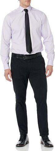 قميص رجالي ذو أزرار كلاسيكية مناسب وغير قابل للكي وجيب وياقة منتشرة in Kuwait