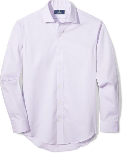 قميص رجالي ذو أزرار كلاسيكية مناسب وغير قابل للكي وجيب وياقة منتشرة in Kuwait