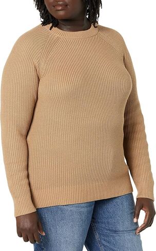 Amazon Aware Women's Rib Crewneck Sweater (Available in Plus Size) in Kuwait
