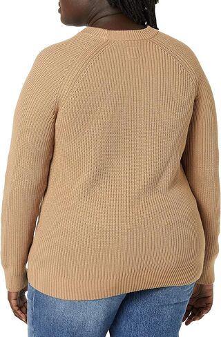 Amazon Aware Women's Rib Crewneck Sweater (Available in Plus Size) in Kuwait