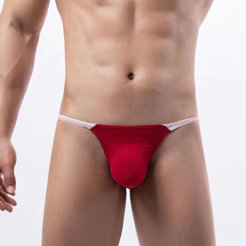 ثونغ Spicoyi للرجال مخطط G-String مع تصميم Colorblock - الراحة والإثارة والتهوية in Kuwait