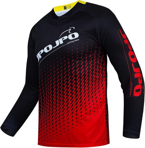JPOJPO Jersey Men MX Motocross Jerseys Dirt Bike Downhill Racing Shirt Riding Green in Saudi Arabia
