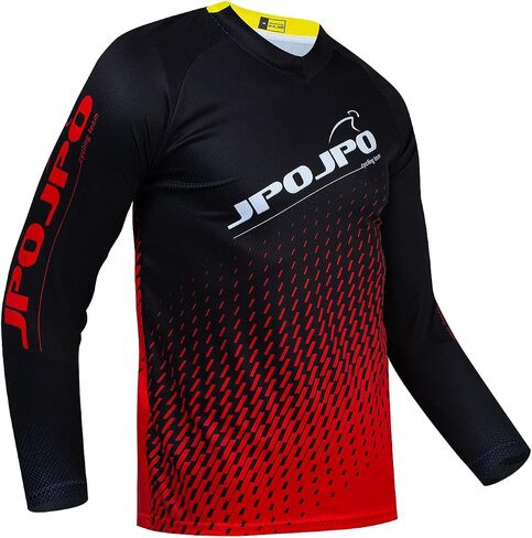JPOJPO Jersey Men MX Motocross Jerseys Dirt Bike Downhill Racing Shirt Riding Green in Saudi Arabia