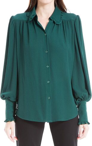 Max Studio Women's Long Sleeve Button Down Shirt in Saudi Arabia