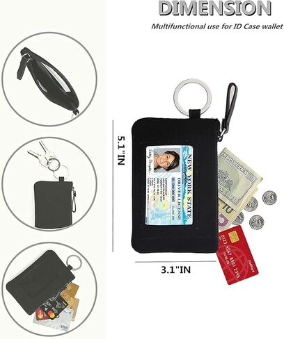 DONGGANGAJI Women's Campus Backpack with wallet set, Casual Daypack Backpacks with trolley sleeve (Classic Black) in Kuwait