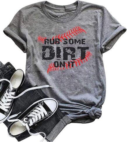 Umsuhu Let's Do This Boys Baseball Tee Shirts Women Paly Ball Shirts Baseball Graphic Tees Shirts in Saudi Arabia