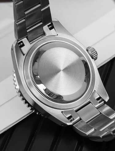 ساعات الغوص للرجال من واتش دايفز، حركة NH35 WD1967 Sharkmaster 300 ساعة أوتوماتيكية من كريستال الياقوت الأزرق، أسود in Kuwait