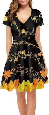 فساتين بدون أكمام للسيدات من Youngerbaby، فستان متوسط ​​الطول، فضفاض بأكمام قصيرة، فساتين صيفية للشاطئ، فستان كاجوال in Kuwait