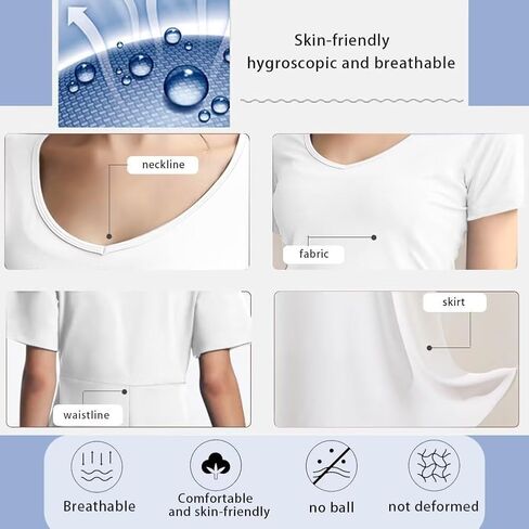 فساتين بدون أكمام للسيدات من Youngerbaby، فستان متوسط ​​الطول، فضفاض بأكمام قصيرة، فساتين صيفية للشاطئ، فستان كاجوال in Kuwait