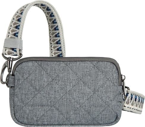 Travelon Boho Anti-Theft Phone Sling, Gray Heather in Saudi Arabia