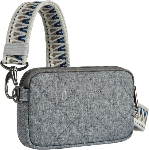 Travelon Boho Anti-Theft Phone Sling, Gray Heather in Saudi Arabia