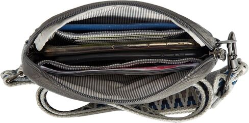 Travelon Boho Anti-Theft Phone Sling, Gray Heather in Saudi Arabia