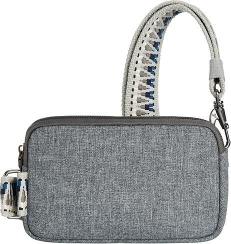 Travelon Boho Anti-Theft Phone Sling, Gray Heather in Saudi Arabia