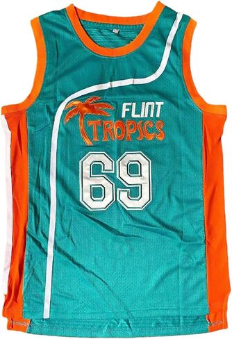 قمصان كرة السلة للرجال 90s Moive Flint Tropics #69 Downtown in Kuwait
