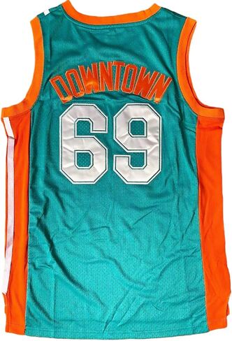قمصان كرة السلة للرجال 90s Moive Flint Tropics #69 Downtown in Kuwait