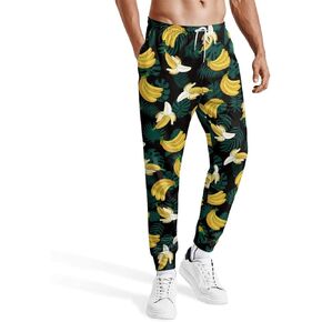 Mens Joggers Sweatpants Printed Athletic Pants for Running Casual Sports with Pockets