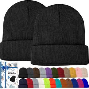 قبعات بيني للرجال والنساء مكونة من قطعتين من قبعات الخريف والشتاء الرجالية للجنسين قبعات تزلج ناعمة من نسيج سكولي بيني الدافئ in Kuwait