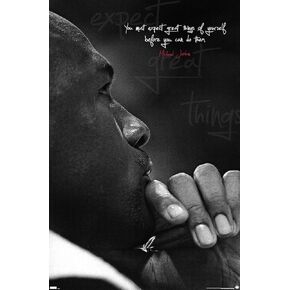 Trends International Michael Jordan - Expect Great Things Wall Poster, 22.37" x 34.00", Premium Unframed Version