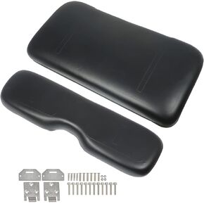Golf Carts Black Front Seat Cushion Replacement for EZGO Medalist TXT 1994-2013